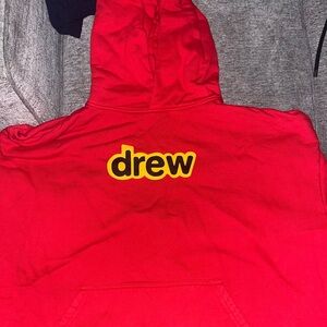 Red Drew hoodie